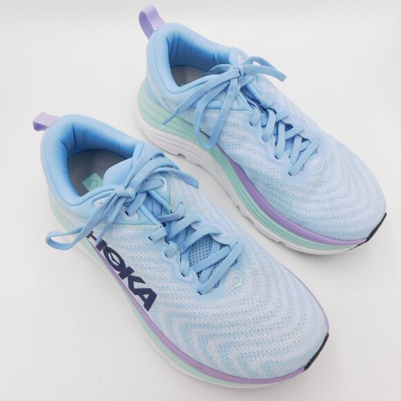 Hoka Gaviota 5 Sneaker in Airy Blue/Sunlit Ocean | Everyday Running | EUC | 8 - Picture 11 of 11